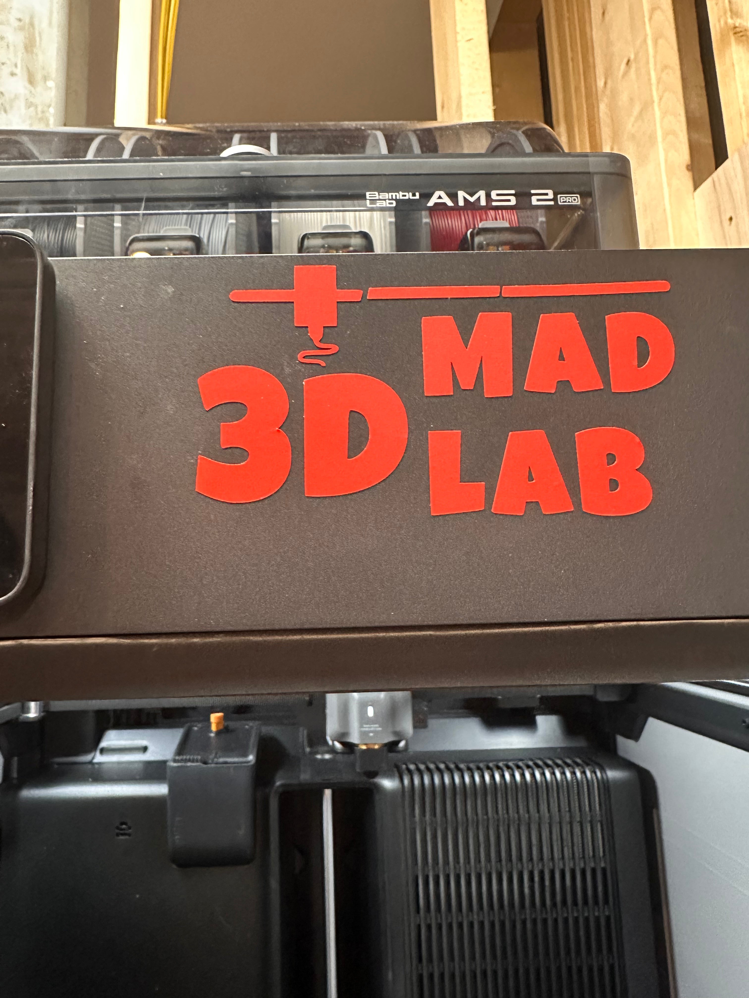 3d Mad Lab sticker