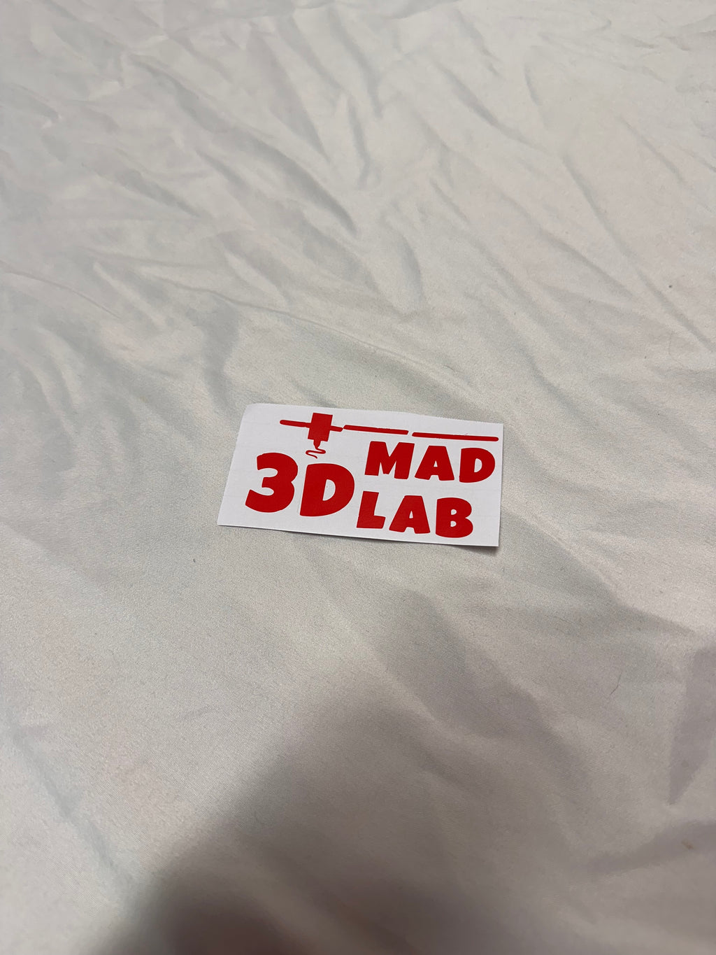 3d Mad Lab sticker