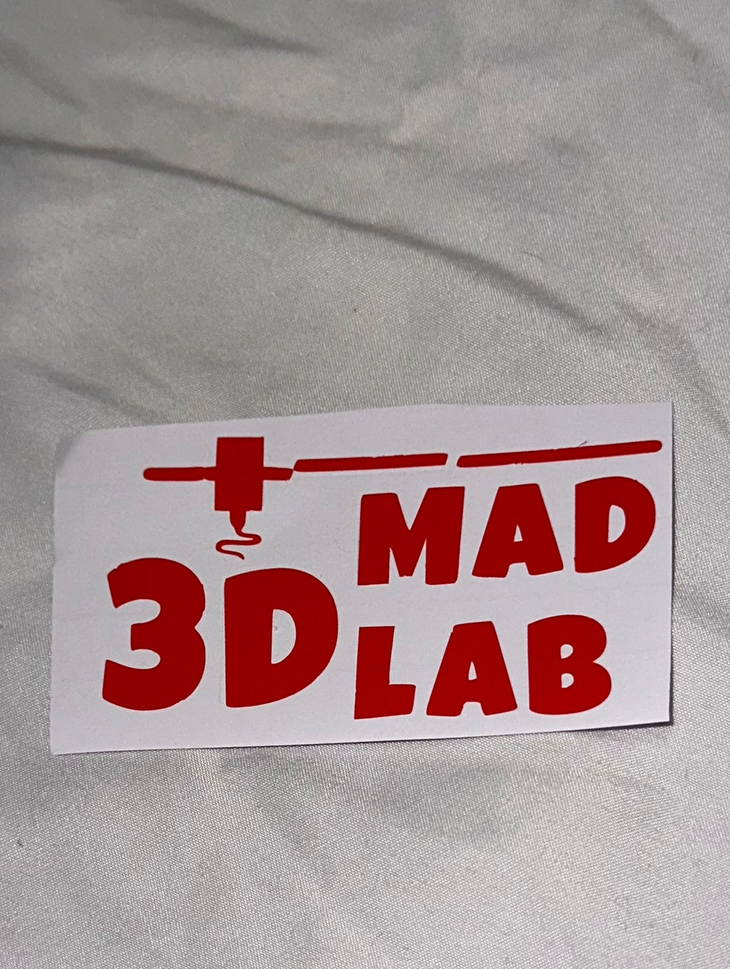 3d Mad Lab sticker